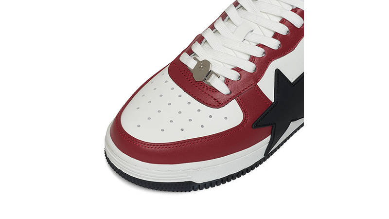 A Bathing Ape Bapesta OS Oversized Red toe