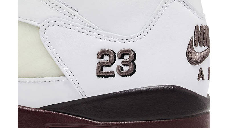 A Ma Maniére x Nike Air Jordan 5 Retro Burgundy Crush logo
