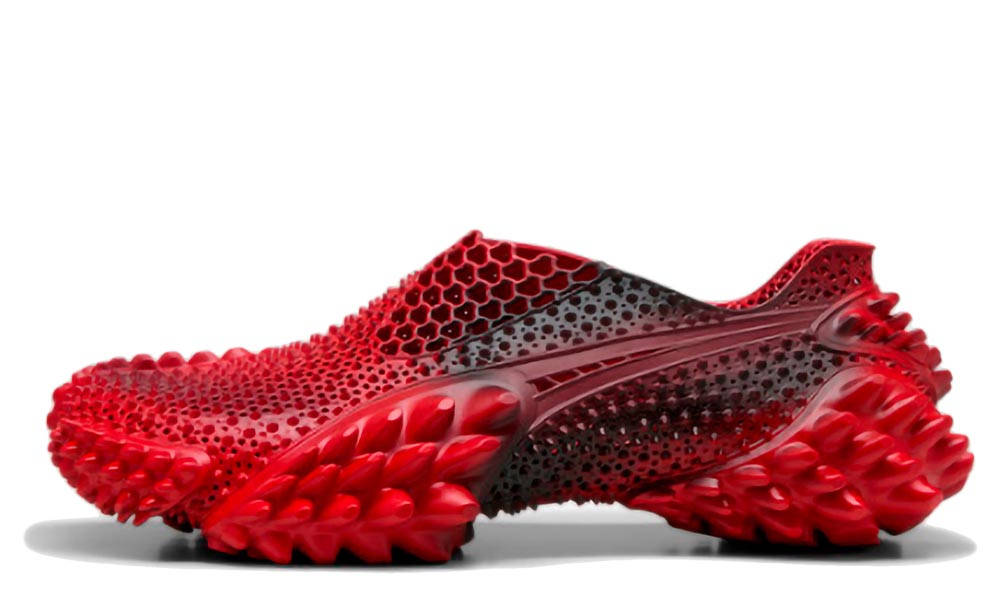 Puma red shoes 3d hotsell