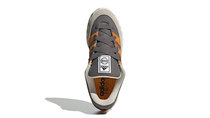 adidas Adimatic Grey Crew Orange ID3936 Top