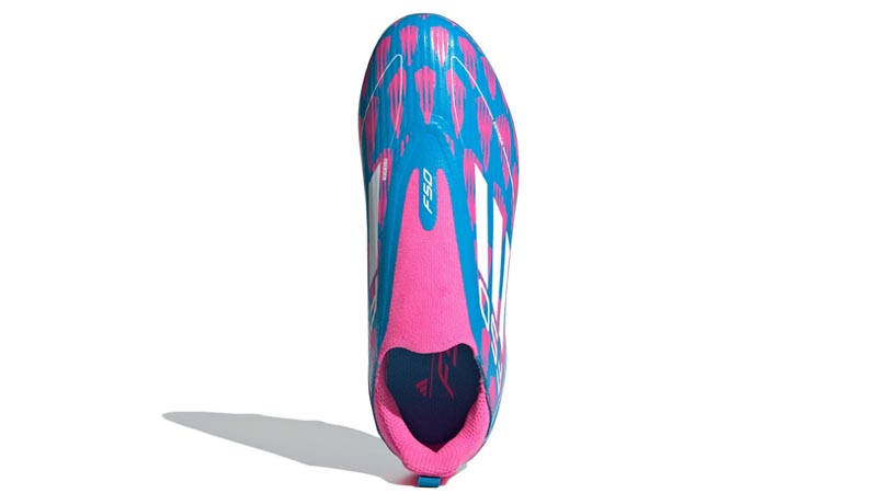 adidas F50 League Laceless FG Kids Blue Pink Middle