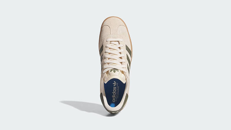 クリーム adidas Gazelle ADV Ecru Tint Olive | IH3351 | The Sole Supplier