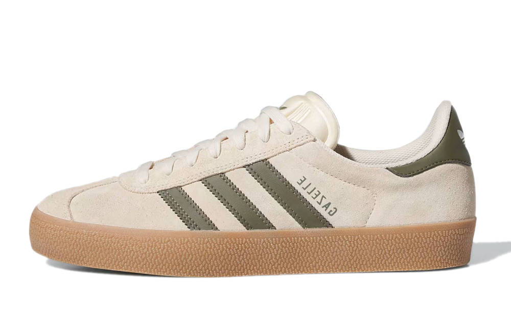 クリーム adidas Gazelle ADV Ecru Tint Olive | IH3351 | The Sole Supplier