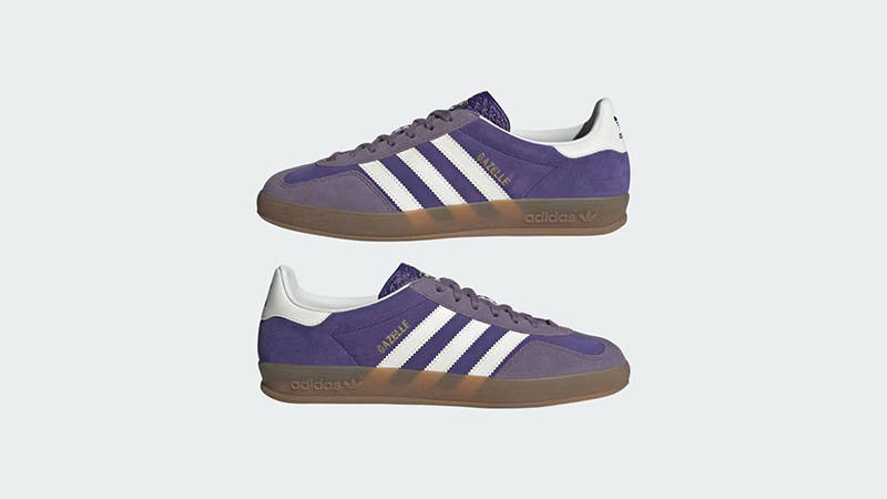 adidas Gazelle Collegiate Purple White IF9645 feature