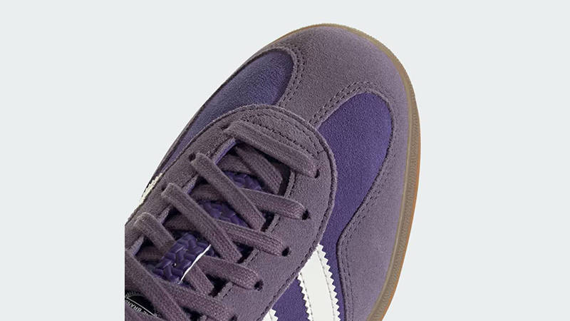 adidas Gazelle Collegiate Purple White IF9645 toe