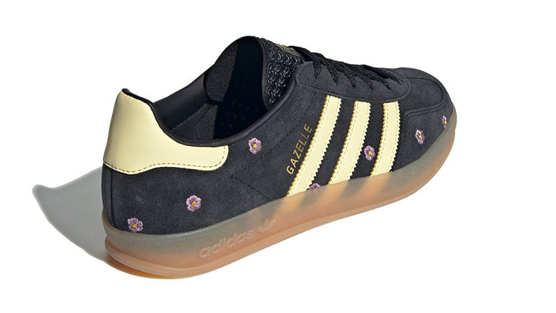 adidas Gazelle Indoor Floral Black Yellow | IF4490 | The Sole Supplier