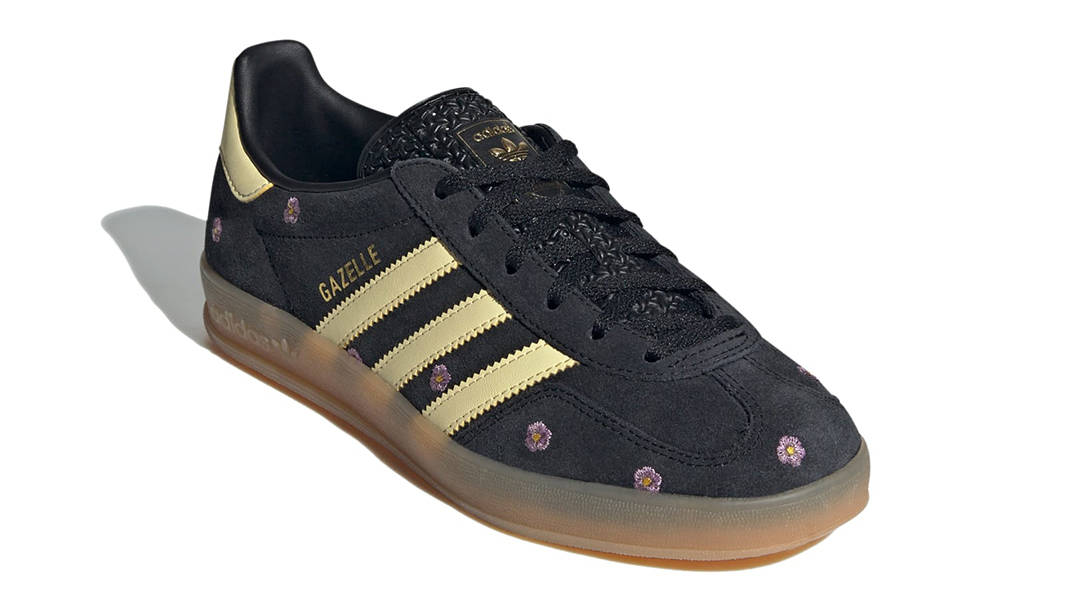 adidas Gazelle Indoor Floral Black Yellow | IF4490 | The