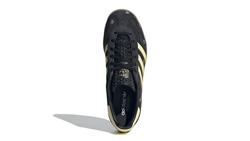 adidas Gazelle Indoor Floral Black Yellow IF4490 Top