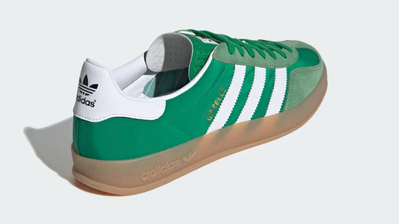 adidas Gazelle Indoor Green Cloud White | IE6605 | The Sole