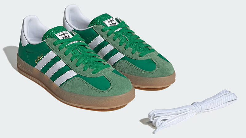 adidas Gazelle Indoor Green Cloud White IE6605 Front