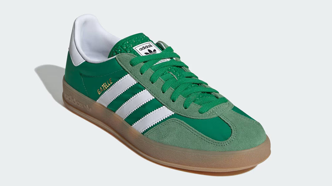 adidas Gazelle Indoor Green Cloud White IE6605 The Sole Supplier