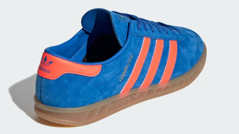 adidas Hamburg Blue Bird Orange Back