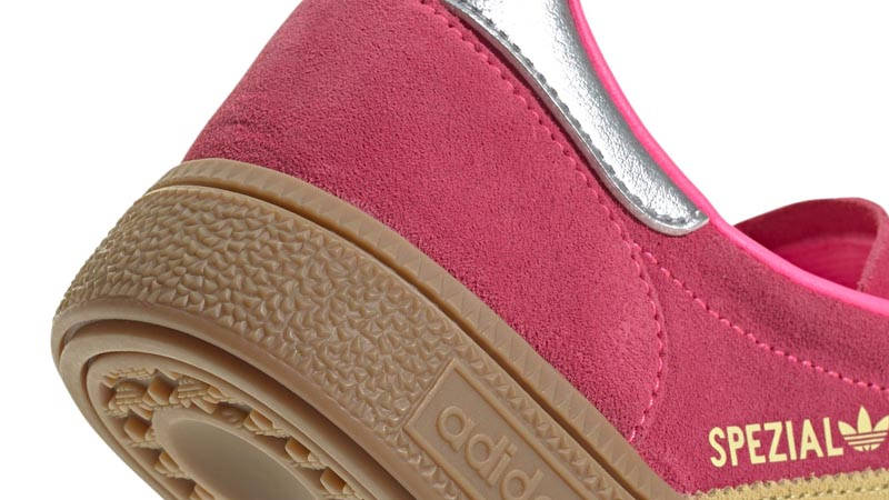 adidas Handball Spezial Lucid Pink Yellow Closeup