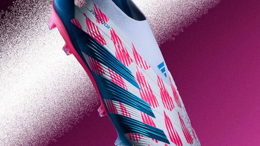 adidas Predator Elite Laceless FG Blue Pink Lifestyle