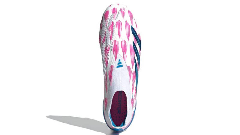 adidas Predator Elite Laceless FG Blue Pink Middle