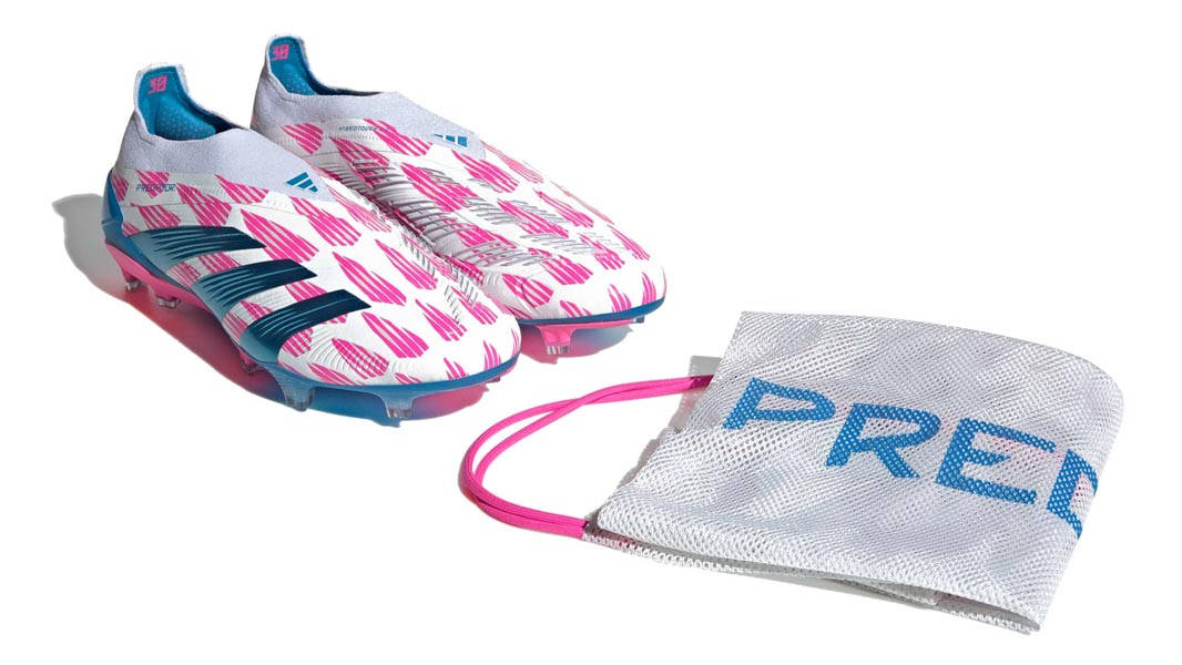adidas Predator Elite Laceless FG Blue Pink Pack