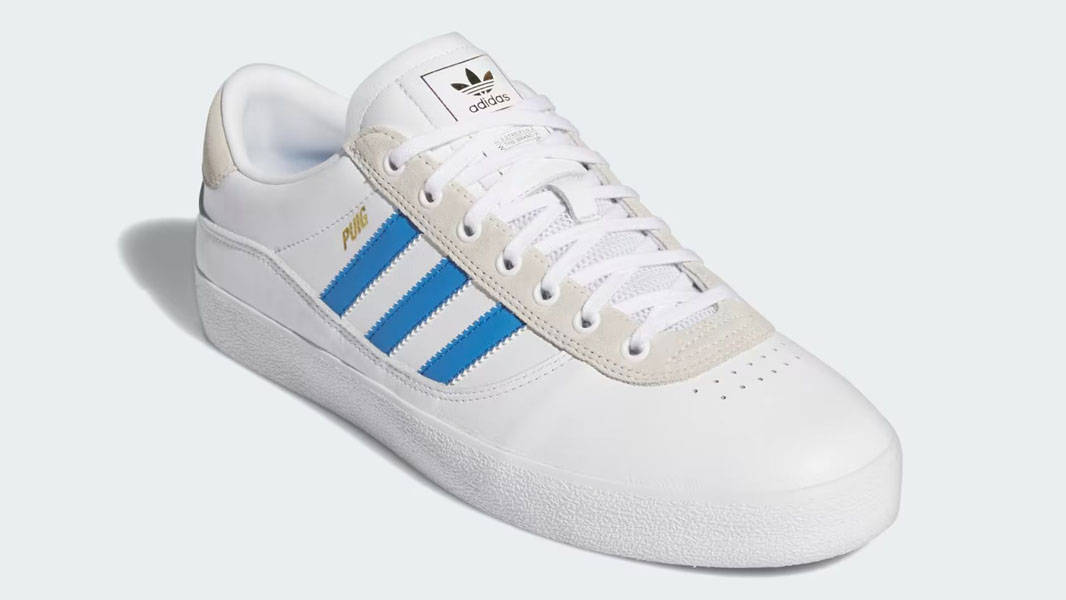 adidas Puig Crystal White Blue Front