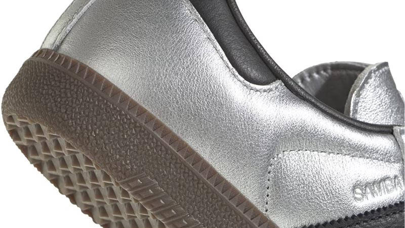 adidas Samba OG Silver Metallic Closeup