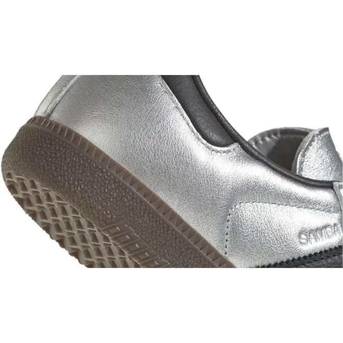 adidas Samba OG Silver Metallic Closeup