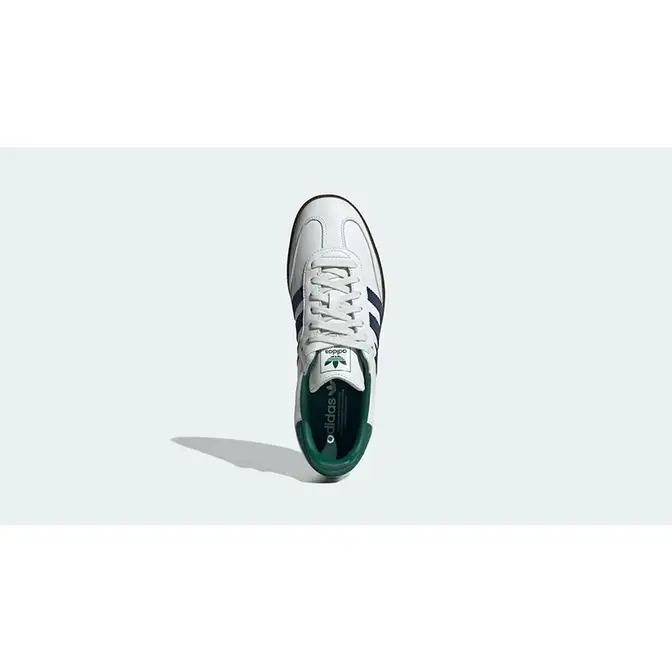 adidas Samba OG White Navy Green IH4882 middle