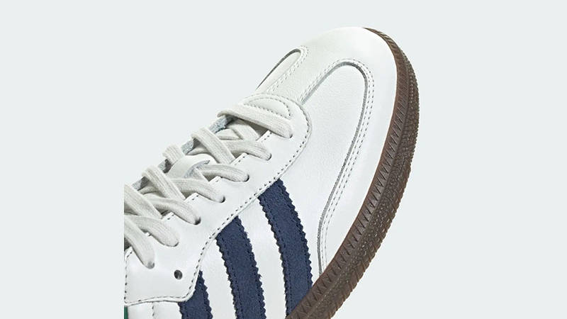 adidas Samba OG White Navy Green IH4882 toe