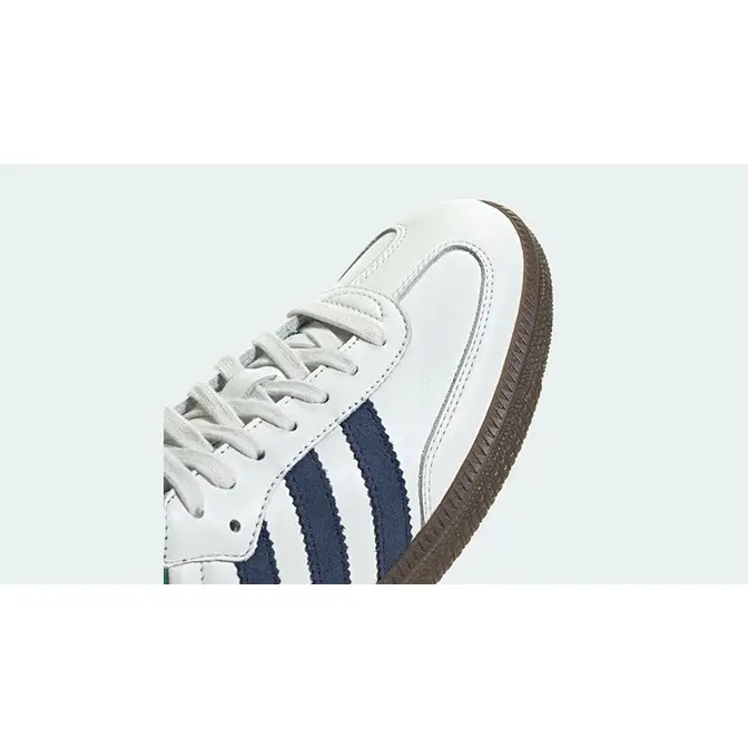 adidas Samba OG White Navy Green IH4882 toe