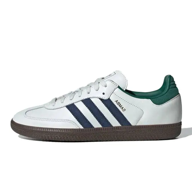 adidas Samba OG White Navy Green IH4882