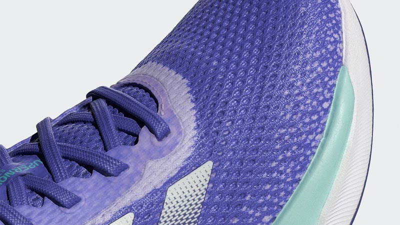 adidas Supernova Stride Cobalt Blue Closeup