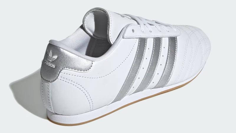 adidas Taekwondo Lace White Silver Metallic Back