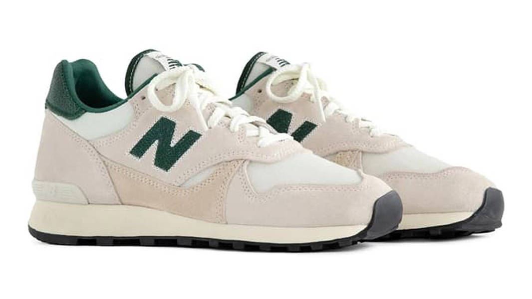Aim Leon Dore x New Balance 475 White Green Front