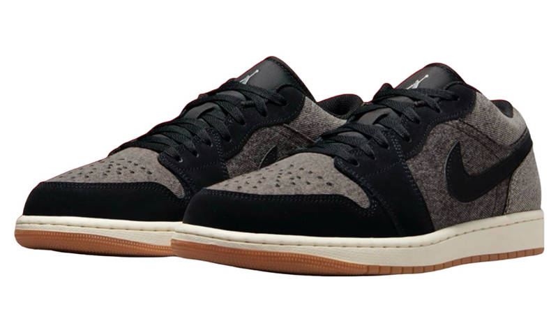 Air Jordan 1 Low Black Denim Gum HJ4360-001 front