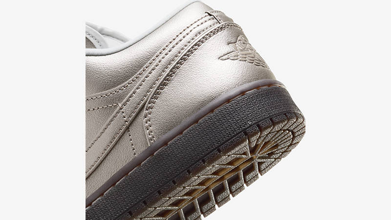 Air Jordan 1 Low Metallic Zinc HQ3529-099 heel