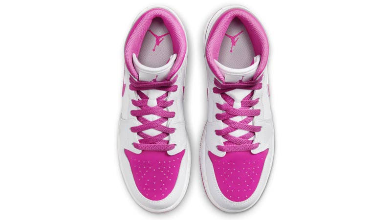 Air Jordan 1 Mid GS Fire Pink Middle