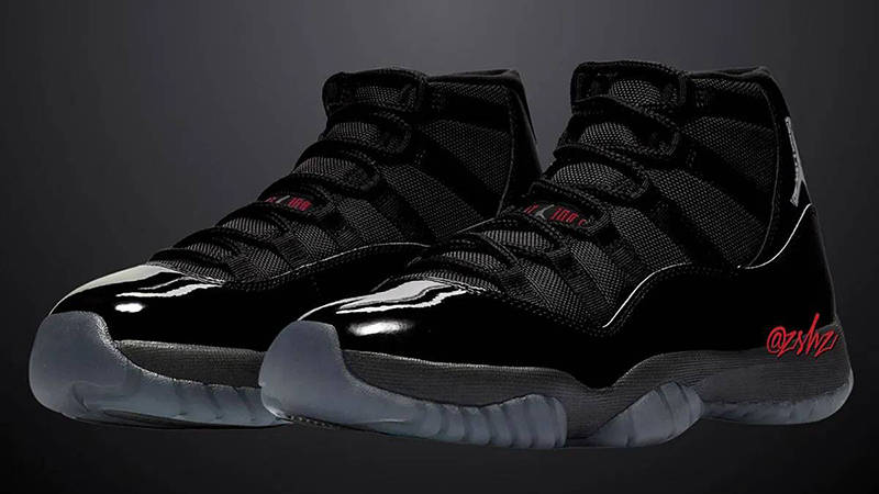Air Jordan 11 Black Red Grey | Where To Buy