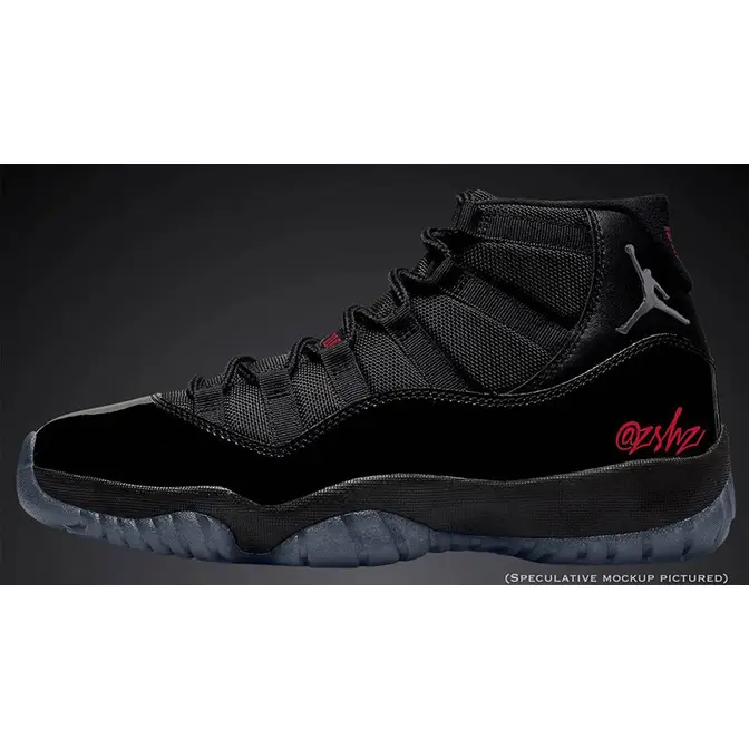 Jordan 11 grey and red best sale