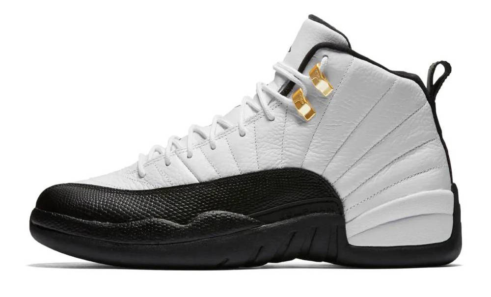 jordan 12's black and white