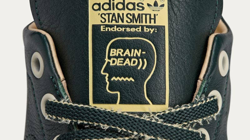 Brain Dead x adidas Stan Smith Shadow Green Blue Tongue