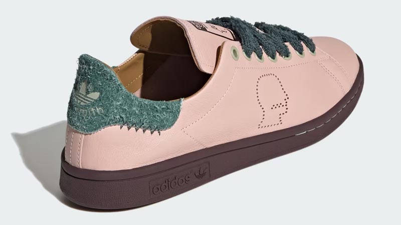 Brain Dead x adidas Stan Smith Vapour Pink Green Back