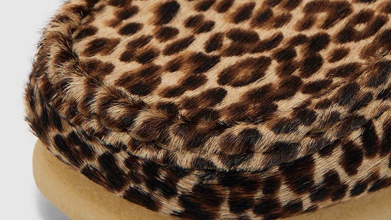 Clarks Wallabee Leopard Print 26179166 Detail