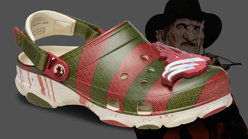 Crocs Clog Horror Pack Freddy Krueger front