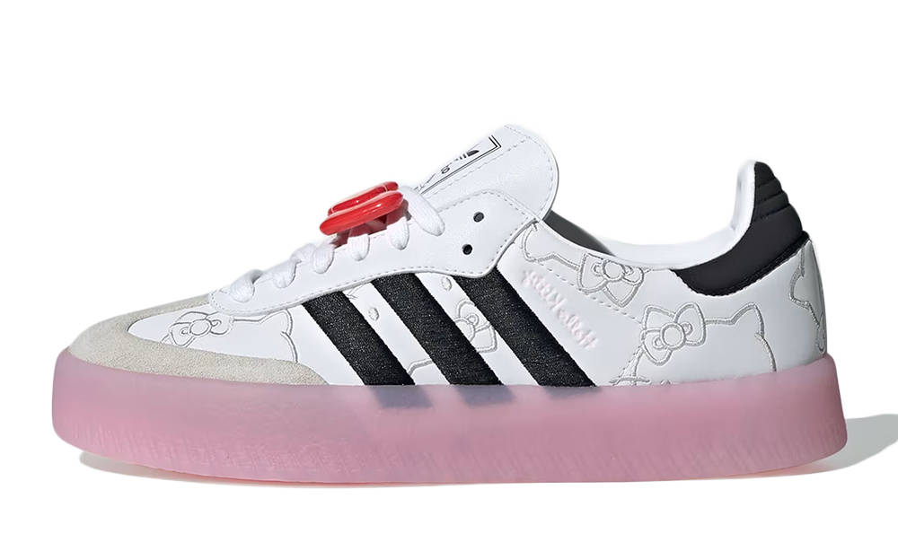 Hello Kitty x adidas Sambae White Black Pink IG4450