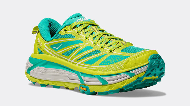 Hoka Mafate Speed 2 Citrus Aqua 1126851-HCT front