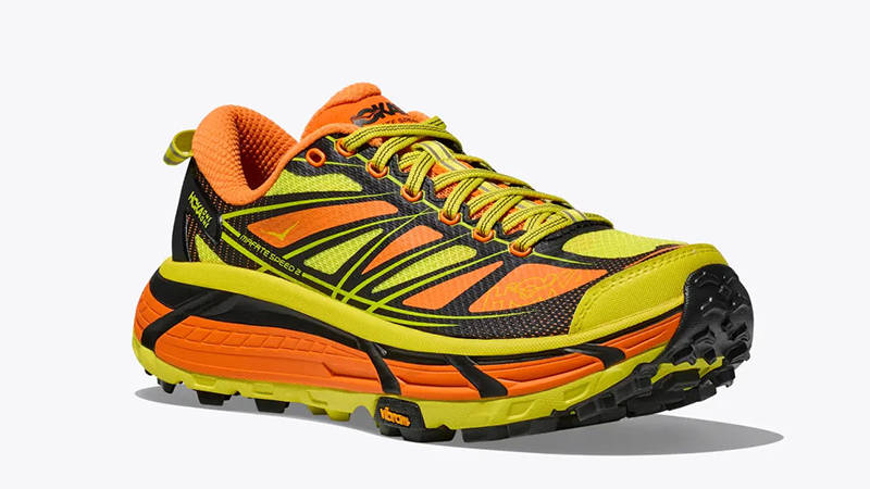 Hoka Mafate Speed 2 Electric Tangerine front