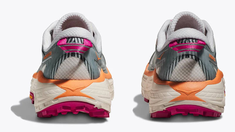 Hoka Mafate Speed 2 White Ice flow back