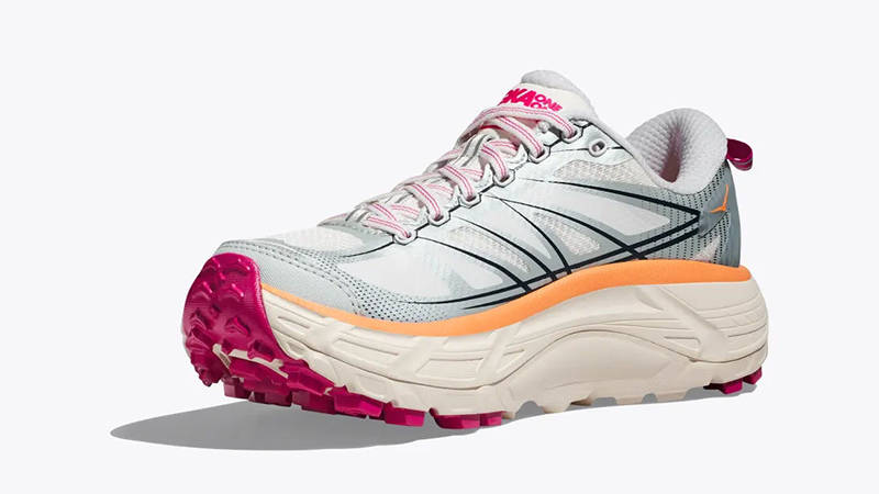 Hoka Mafate Speed 2 White Ice flow front
