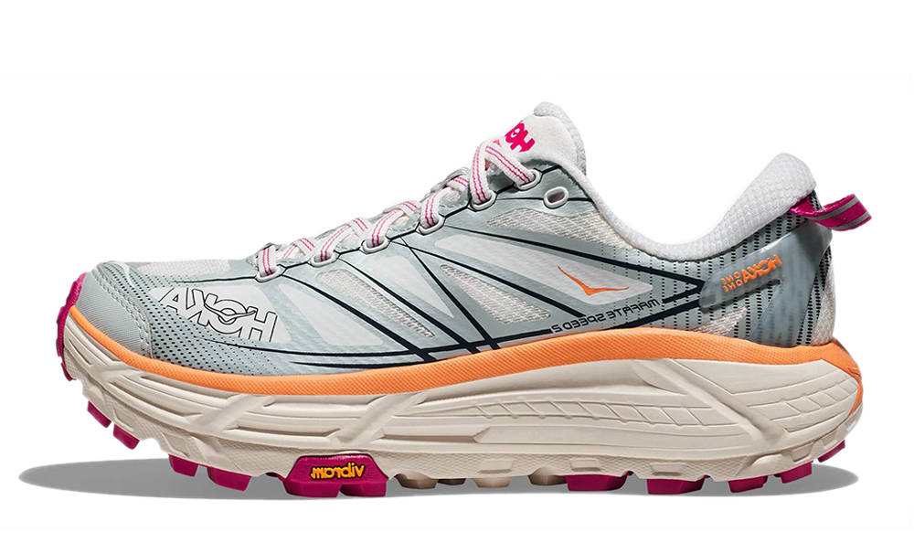 Hoka Mafate Speed 2 White Ice flow