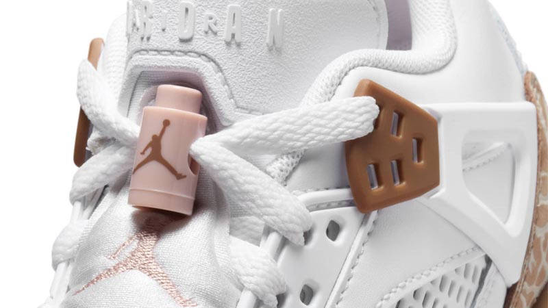 Jordan Spizike Low GS Archaeo Brown Top Closeup