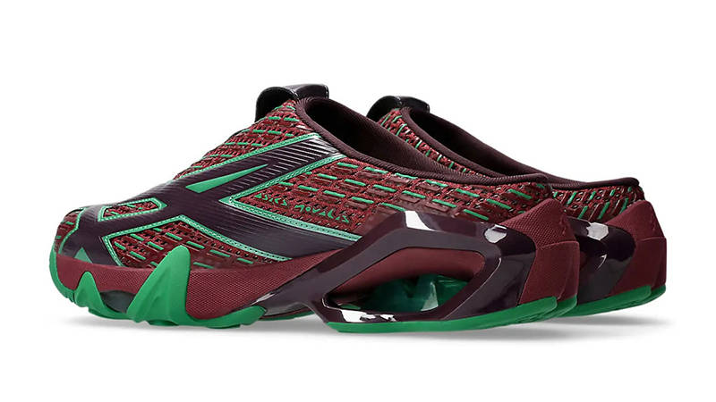 Kiko Kostadinov x ASICS Novalis Gel-Styrax Mule Earthy Maroon
