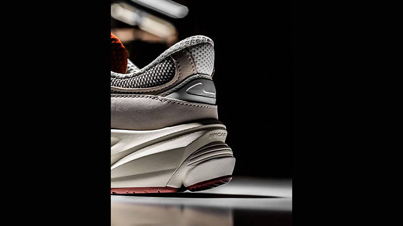 Loro Piana x New Balance 990v6 Silver U990LP6 heel