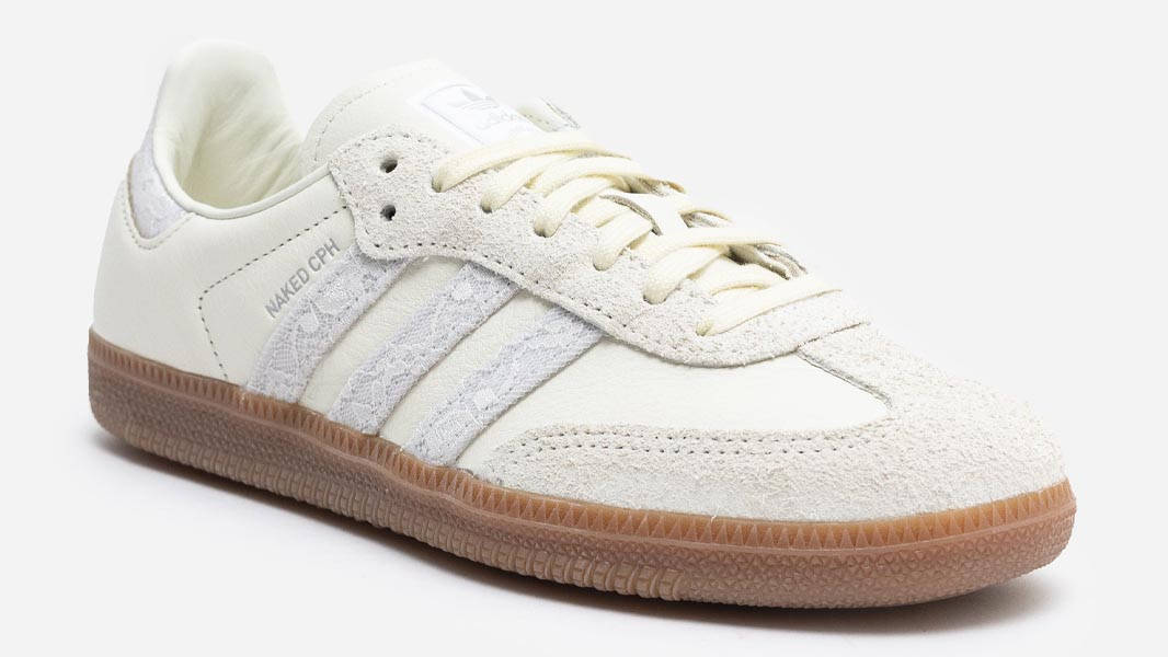 靴 adidas Samba OG Naked  23.5 NAKED x adidas Samba OG White Silver | JI3993 | The Sole